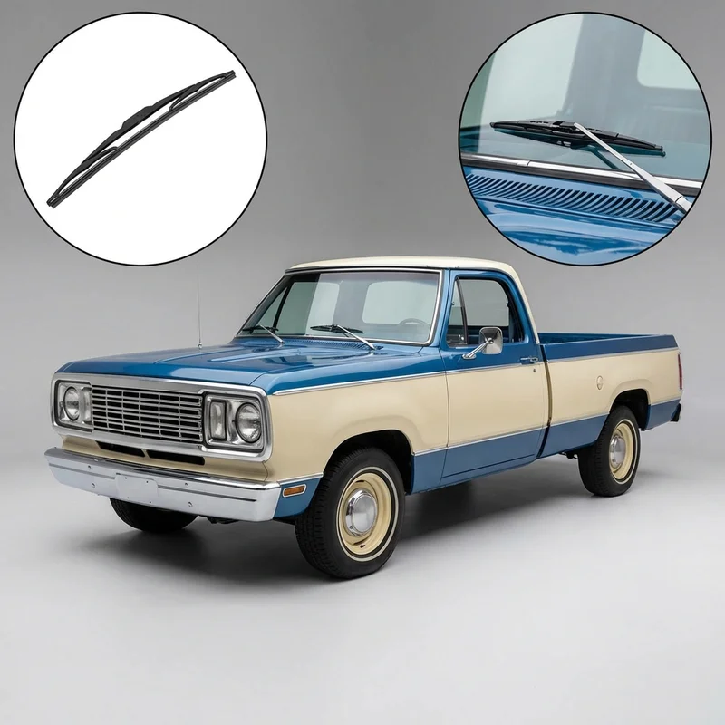 Driver Side Wiper Blade for Dodge W100 Pickup (1969 - 1974) - 1